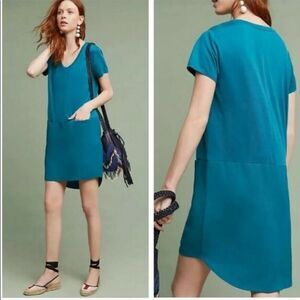 Anthropologie Dolan Loren Tunic Dress - Teal